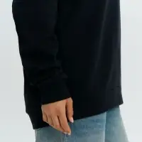 Свитшот оверсайз унисекс Omnifit, черный, размер XS/S