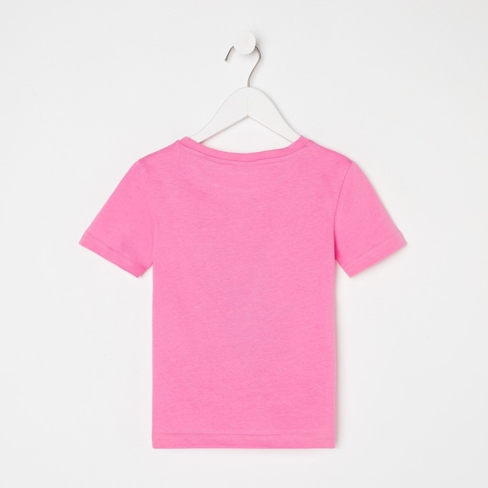 Футболка детская KAFTAN "Лапуля" р.34 (122-128), розовый