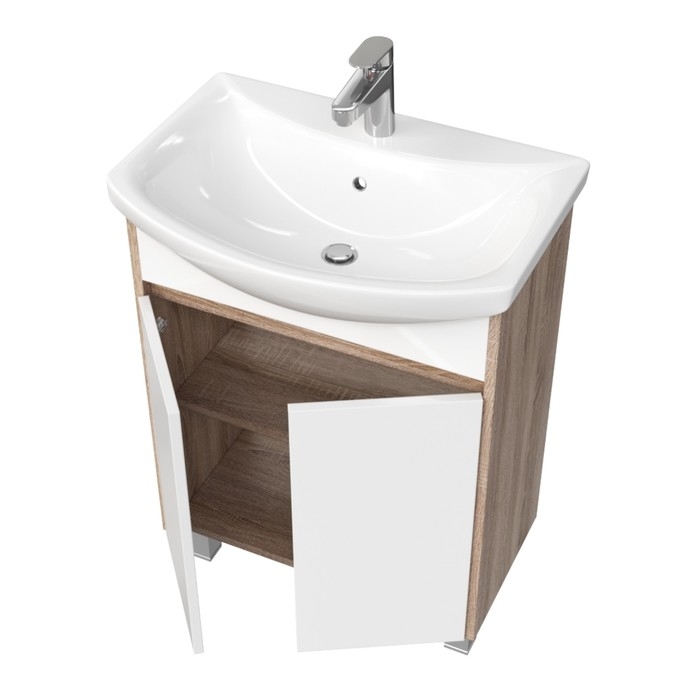 Тумба Spectrum Дели 65, дуб сонома/белый, балтика Тумба Spectrum Дели 65, дуб сонома/белый, балтика