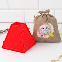 Пасочница &laquo;Зайка&raquo;, 11.5 х 12 х12 см.