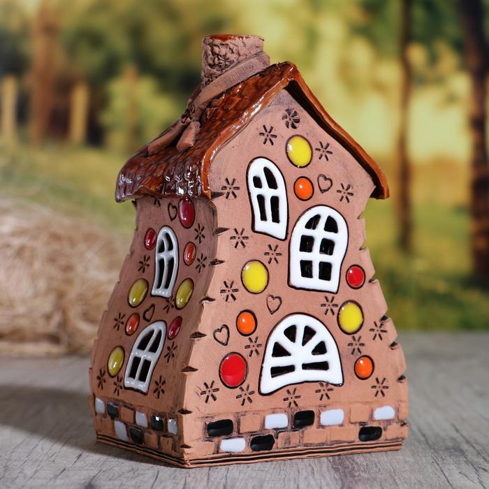 Аромалампа Домик &laquo;Карусель&raquo;, 14 см, ручная работа, микс