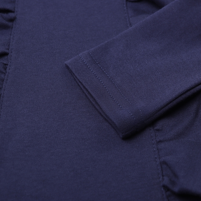 Джемпер для девочки школьный, цвет тёмно-синий, рост 128 см