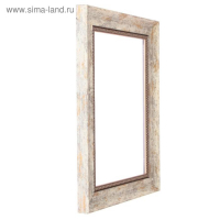 Рама для картин (зеркал) 21 х 30 х 4,4 см, пластиковая, Calligrata 6744, дерево с белой и золотой патиной Рама для картин (зеркал) 21 х 30 х 4,4 см, пластиковая, Calligrata 6744, дерево с белой и золотой патиной