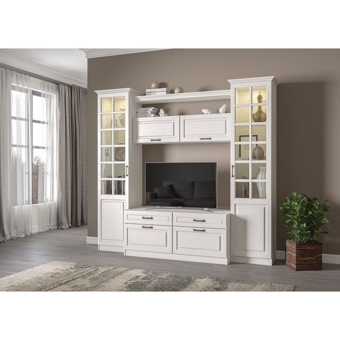 Шкаф навесной Ливерпуль, 1400х314х350, Ясень ваниль