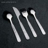 Набор столовых приборов «Топтыжка», 4 предмета, толщина 1,5 мм Набор столовых приборов «Топтыжка», 4 предмета, толщина 1,5 мм