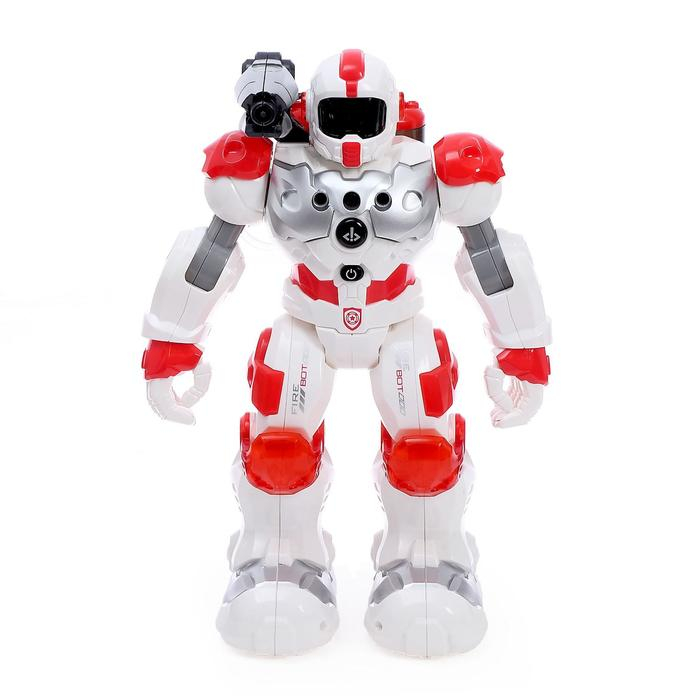 Робот радиоуправляемый, интерактивный &laquo;Огнеборец&raquo;, стреляет водой, работает от аккумулятора