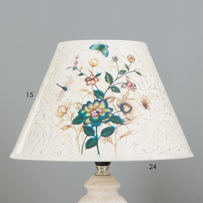 Светильник настольный "Букет полей" 1х40Вт E14 24,5х24,5х39см RISALUX