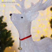 Светодиодная фигура &laquo;Олень гордый&raquo; 53 &times; 80 &times; 40 см, акрил, 96 LED, 8 режимов, 24 В, свечение белое