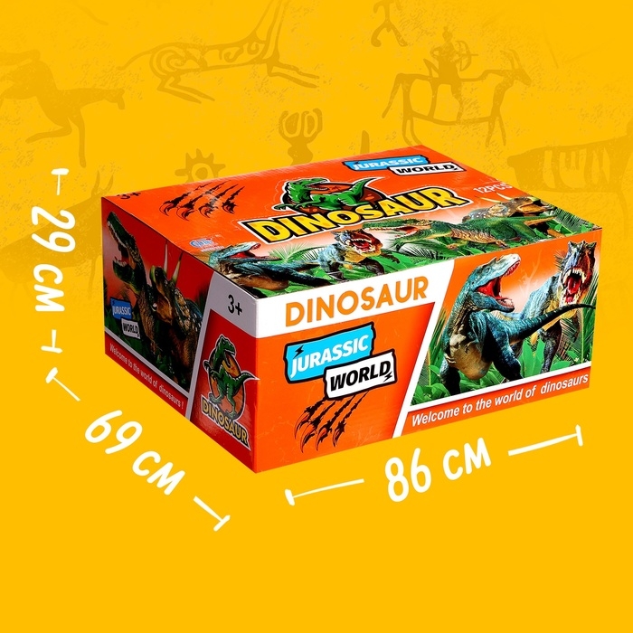 Животные &laquo;Дино-эра&raquo;, цвет МИКС