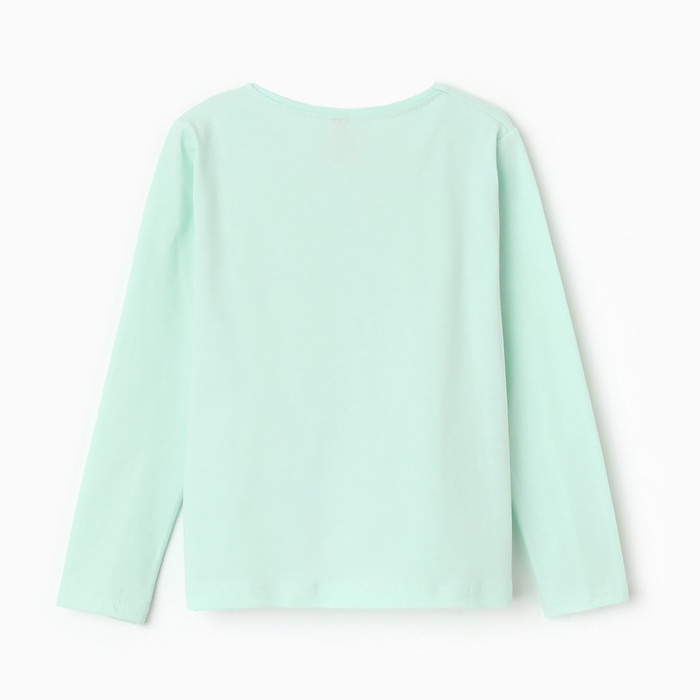 Лонгслив для девочки, цвет мята, рост 122 см Лонгслив для девочки, цвет мята, рост 122 см