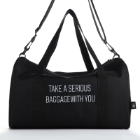 Сумка дорожная, TEXTURA, маленький размер, цвет чёрный Сумка дорожная, TEXTURA, маленький размер, цвет чёрный