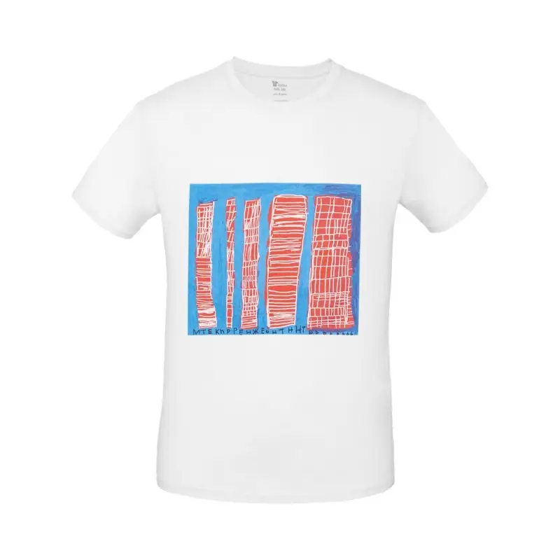 Футболка детская &laquo;Небоскребы&raquo;, белая, размер 7/8