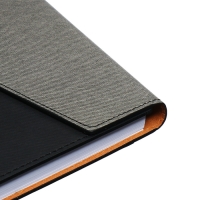 Органайзер на кольцах, А5, 140л, клетка, обл.кожзам, Стиль, черный Органайзер на кольцах, А5, 140л, клетка, обл.кожзам, Стиль, черный