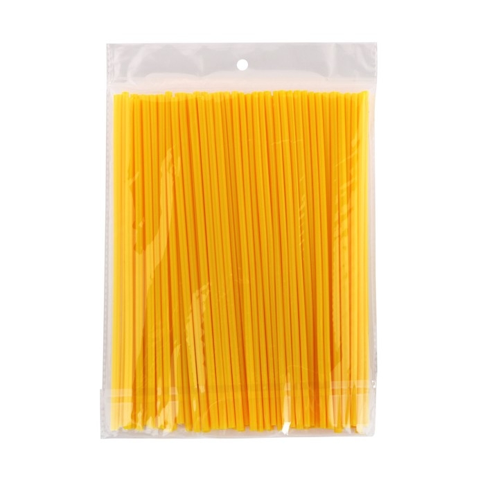 Декоративные накладки (трубки) на спицы мотоцикла, желтый, набор 72 шт