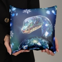 Новый год! Антистресс подушка-игрушка «Змея», синяя Новый год! Антистресс подушка-игрушка «Змея», синяя