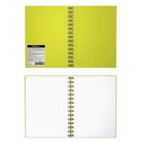 Тетрадь на гребне А5, 120 листов в клетку ErichKrause Neon, ламинация глянцевая, тиснение "лён", комбинированная обложка, МИКС Тетрадь на гребне А5, 120 листов в клетку ErichKrause Neon, ламинация глянцевая, тиснение "лён", комбинированная обложка, МИКС