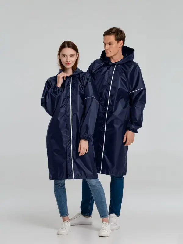 Дождевик со светоотражающими элементами Rainman Blink, синий, размер XXL
