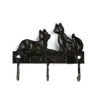 Ключница настенная &laquo;Счастья в дом&raquo;, коты, 9.4 х 6.1 см