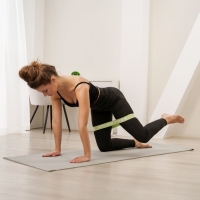 Набор фитнес-резинок ONLYTOP &laquo;Авокадо&raquo;: нагрузка 10, 14, 22 кг, 3 шт., 30х5 см