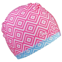 Шапочка для плавания взрослая ONLYTOP Swim, тканевая, обхват 54-60 см