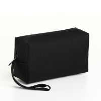Косметичка на молнии, цвет чёрный Косметичка на молнии, цвет чёрный