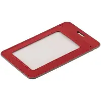 Чехол для пропуска Shall Simple, красный Чехол для пропуска Shall Simple, красный