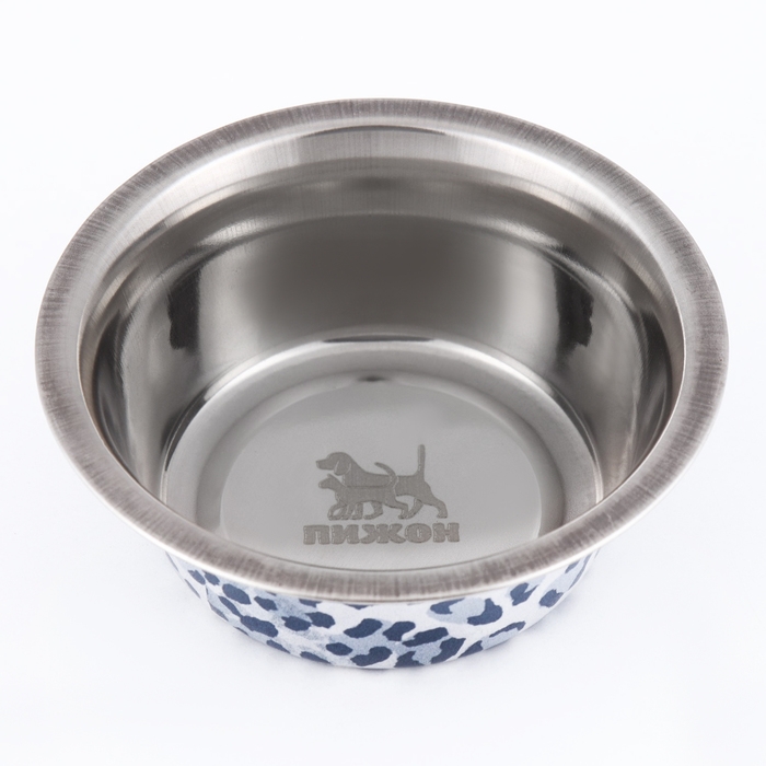 Миска цветная стандарт 350 мл, леопард Миска цветная стандарт 350 мл, леопард