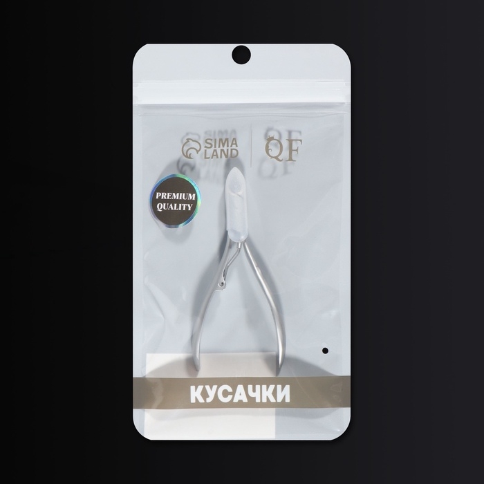 Кусачки маникюрные для кутикулы «Premium satin», эргономичные, 9,3 см, длина лезвия - 7 мм, цвет серебристый Кусачки маникюрные для кутикулы «Premium satin», эргономичные, 9,3 см, длина лезвия - 7 мм, цвет серебристый