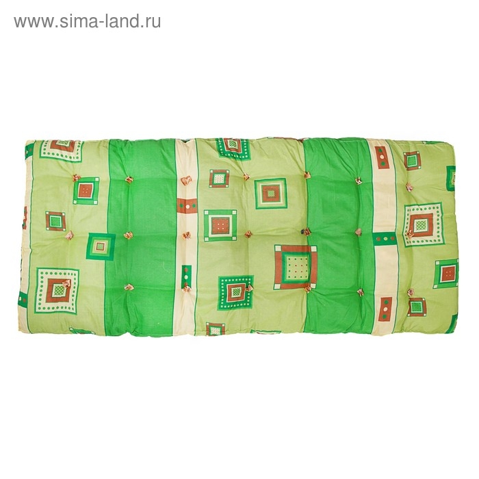 Матрас ватный 70х190 см, МИКС 100% п/э