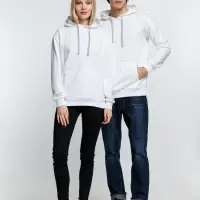 Толстовка с капюшоном Kirenga, белая (белоснежная), размер 4XL