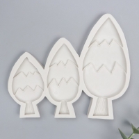 Молд силикон "Три дерева" изделия - 6,5х3,6 8х3,6 11,1х5 см 3 предмета 11,7х13,2 см Молд силикон "Три дерева" изделия - 6,5х3,6 8х3,6 11,1х5 см 3 предмета 11,7х13,2 см