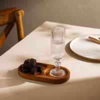 Поднос из дуба с двумя отделениями Sima-Land Home, 21&times;11&times;2 см