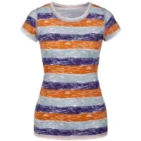 Футболка женская &laquo;Амазонка&raquo; двусторонняя, оранжевый/фиолетовый, размер S