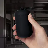 Охлаждающее полотенце Narvik в силиконовом чехле, черное