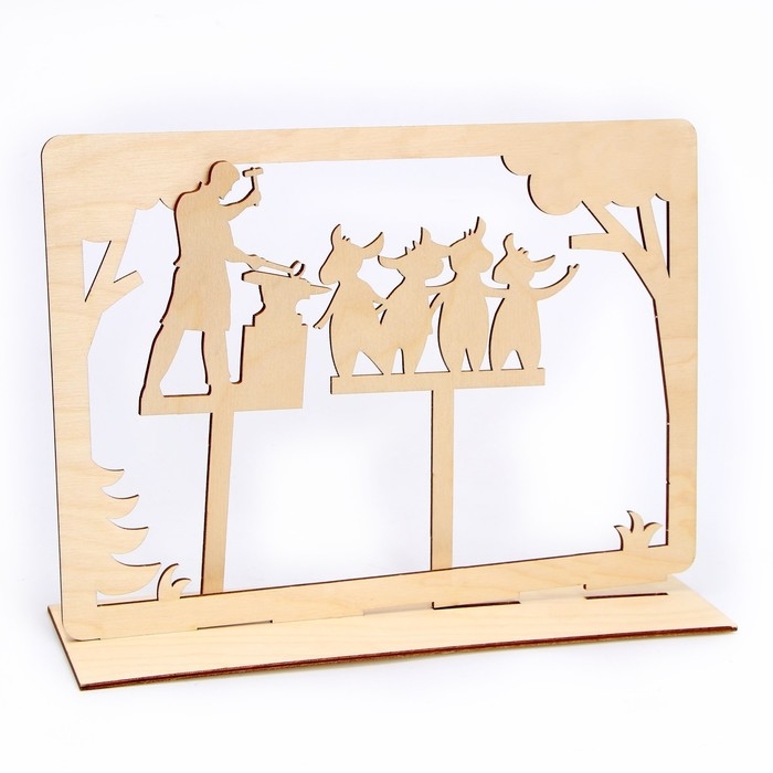 Теневой театр по мотивам сказки братьев Гримм «Волк и семеро козлят» Теневой театр по мотивам сказки братьев Гримм «Волк и семеро козлят»