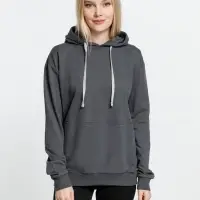 Толстовка с капюшоном Kirenga, темно-серая (графит), размер XS Толстовка с капюшоном Kirenga, темно-серая (графит), размер XS