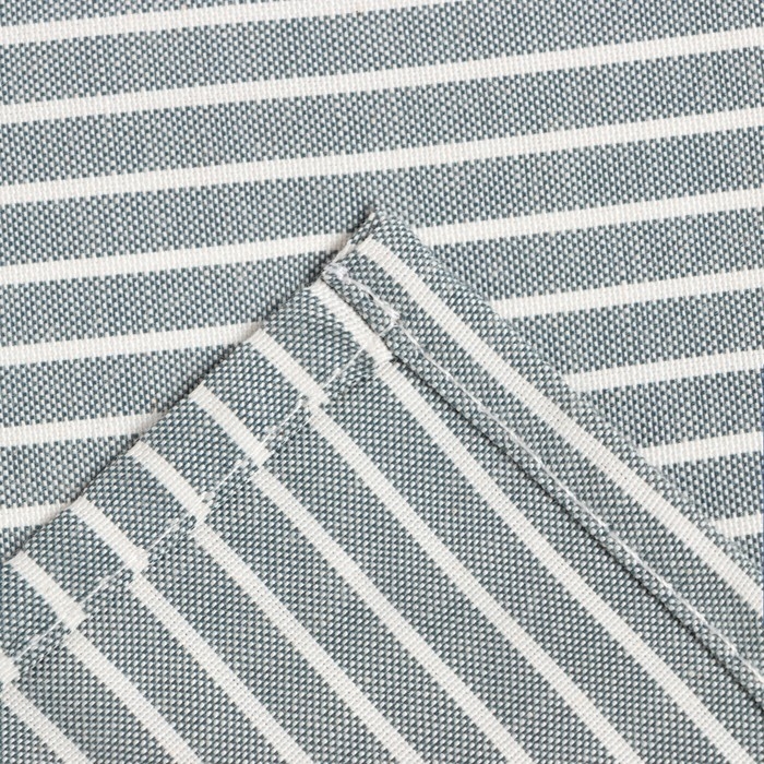 Набор кухонных полотенец Доляна &laquo;Полосы&raquo;, 40х70см- 2шт, серый, 50%п/э, 50%хл