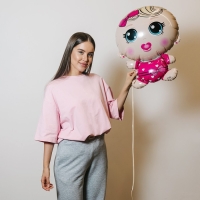 Воздушный шар фольгированный 24" «Малышка», без подложки Воздушный шар фольгированный 24" «Малышка», без подложки