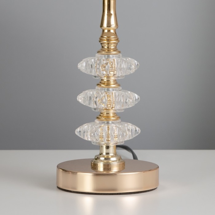 Настольная лампа Настольная лампа "Мартина" Е27 40Вт золото 20х20х40 см RISALUX