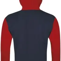 Толстовка на молнии Silver 280 темно-синяя с красным, размер M