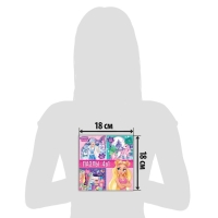 Набор с фигурными пазлами 4 в 1 &laquo;Мир волшебства&raquo;, от 83 до 108 деталей