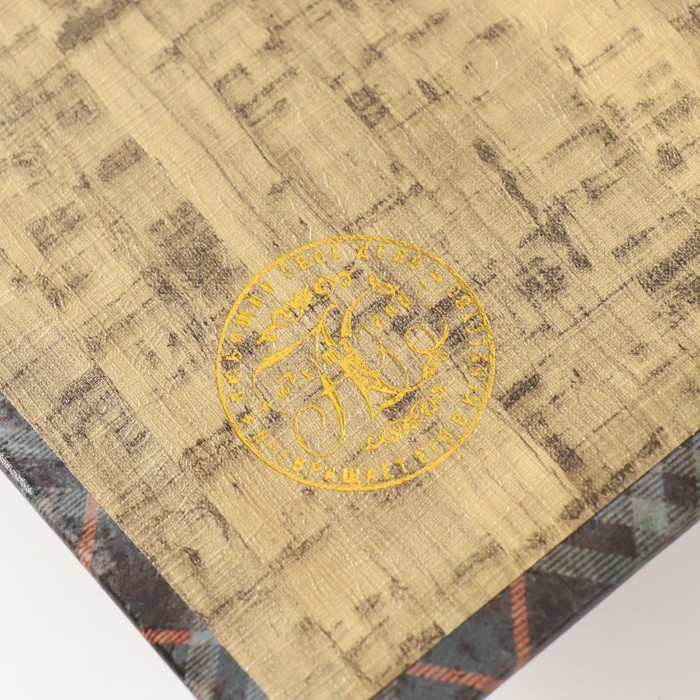 Сейф-книга дерево кожзам "Ретро фотоаппарат с цветами" 21х13х5 см