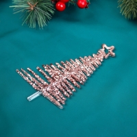 Украшение ёлочное "Ёлочка сияние звезда" 14х8 см, розовый Украшение ёлочное "Ёлочка сияние звезда" 14х8 см, розовый