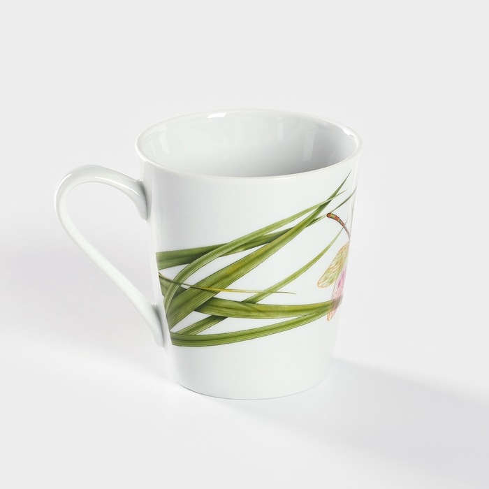 Кружка фарфоровая «Стрекоза», 300 мл Кружка фарфоровая «Стрекоза», 300 мл