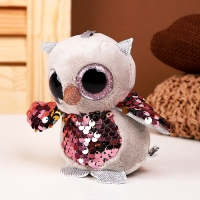 Мягкая игрушка &laquo;Сова&raquo;, на брелоке, 10 см, цвета МИКС