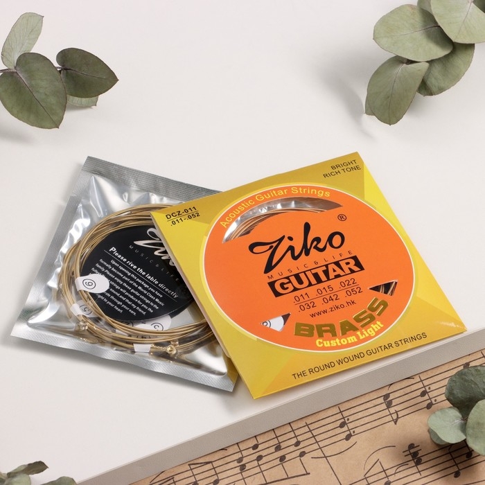 Струны акустической гитары ZIKO DCZ-011, 11-52 Струны акустической гитары ZIKO DCZ-011, 11-52