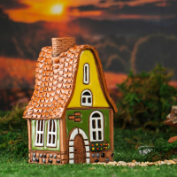 Аромалампа Домик &laquo;Колокольчик&raquo;, ручная работа, микс, 16 см