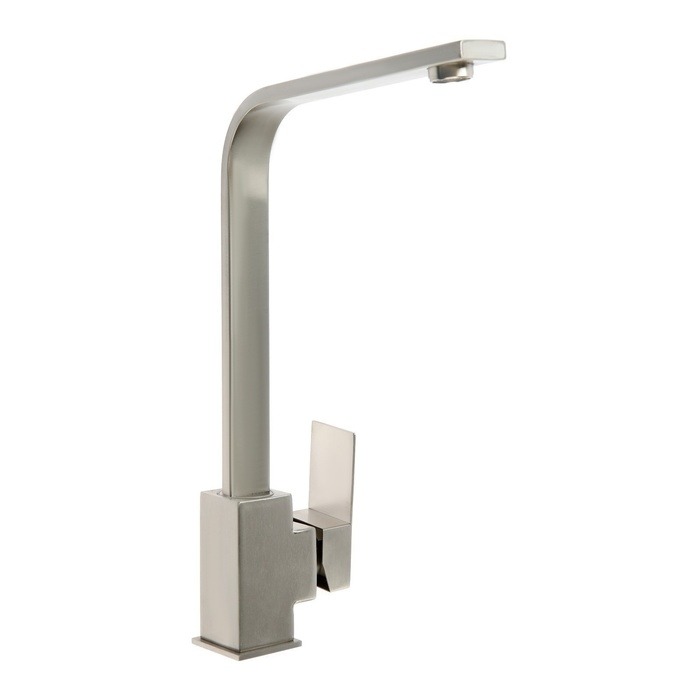 Смеситель для кухни ZEIN, квадратный, картридж 35 мм, нержавеющая сталь, сатин Смеситель для кухни ZEIN, квадратный, картридж 35 мм, нержавеющая сталь, сатин