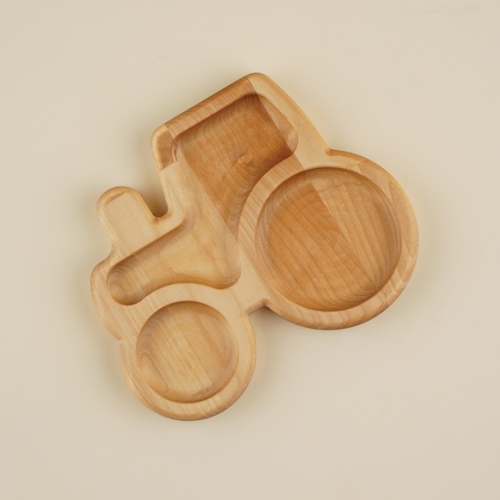 Менажница детская из берёзы Sima-Land Home Autо, 19,5&times;16&times;1,8 см