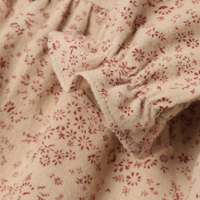 Платье для девочки MINAKU, цвет бежевый, рост 68-74